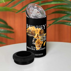 Black History 4 in 1 Can Cooler Tumbler Didnt Start With Slavery TS10 Print Your Wear