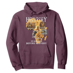 Black History Hoodie Didnt Start With Slavery TS10 Maroon Print Your Wear