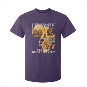 Black History T Shirt For Kid Didnt Start With Slavery TS10 Purple Print Your Wear