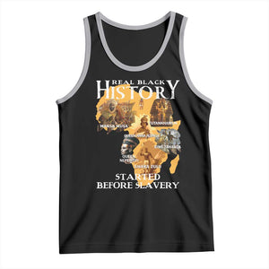 Black History Tank Top Didnt Start With Slavery TS10 Black Athletic Heather Print Your Wear