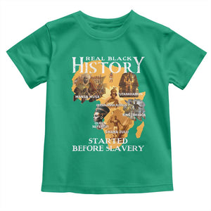 Black History Toddler T Shirt Didnt Start With Slavery TS10 Irish Green Print Your Wear