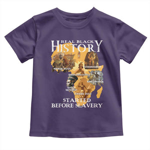Black History Toddler T Shirt Didnt Start With Slavery TS10 Purple Print Your Wear