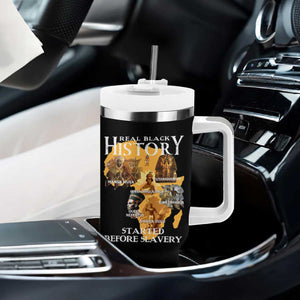 Black History Tumbler With Handle Didnt Start With Slavery TS10 Print Your Wear