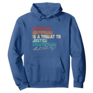 Martin Luther King Jr. Hoodie Vintage Inspirational Quote MLK Day Black History Month TS10 Royal Blue Print Your Wear