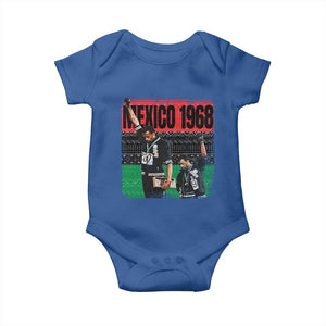 Black Power Salute 1968 Baby Onesie Black History Month Civil Rights Movement TS10 Royal Blue Print Your Wear