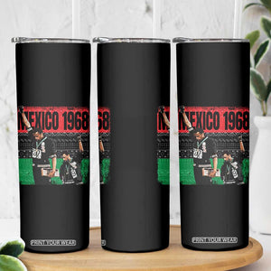 Black Power Salute 1968 Skinny Tumbler Black History Month Civil Rights Movement TS10 Print Your Wear