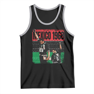 Black Power Salute 1968 Tank Top Black History Month Civil Rights Movement TS10 Black Athletic Heather Print Your Wear