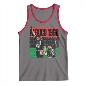 Black Power Salute 1968 Tank Top Black History Month Civil Rights Movement TS10 Deep Heather Red Print Your Wear