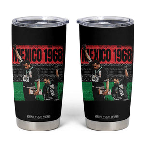 Black Power Salute 1968 Tumbler Cup Black History Month Civil Rights Movement TS10 Black Print Your Wear