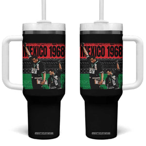 Black Power Salute 1968 Tumbler With Handle Black History Month Civil Rights Movement TS10 One Size: 40 oz Black Print Your Wear