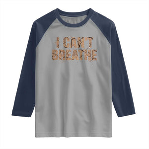I Cant Breathe Protest Raglan Shirt TS10 Sport Gray Navy Print Your Wear