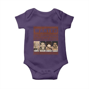 Black Female Empowerment Baby Onesie Wanted Well Behaved Women Seldom Make History TS10 Purple Print Your Wear