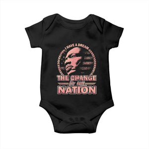 Martin Luther King Baby Onesie Retro Black History Month Civil Rights TS10 Black Print Your Wear