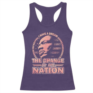 Martin Luther King Racerback Tank Top Retro Black History Month Civil Rights TS10 Purple Print Your Wear
