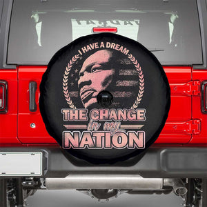 Martin Luther King Spare Tire Cover Retro Black History Month Civil Rights TS10 Black Print Your Wear
