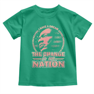 Martin Luther King Toddler T Shirt Retro Black History Month Civil Rights TS10 Irish Green Print Your Wear