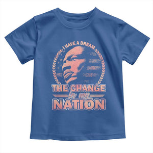 Martin Luther King Toddler T Shirt Retro Black History Month Civil Rights TS10 Royal Blue Print Your Wear