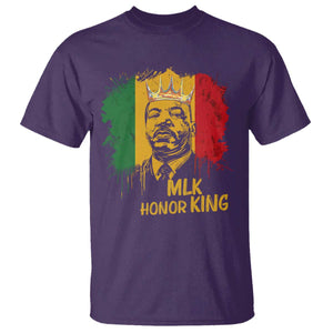 MLK T Shirt Honor King Civil Rights Leader Black History Month TS10 Purple Print Your Wear