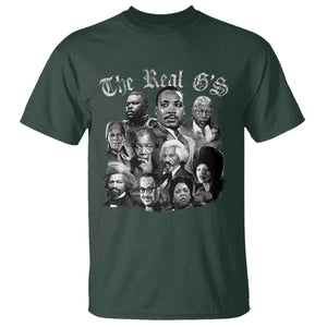 Civil Rights Legends T Shirt The Real Gs Juneteenth Black History Month TS10 Dark Forest Green Print Your Wear