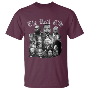 Civil Rights Legends T Shirt The Real Gs Juneteenth Black History Month TS10 Maroon Print Your Wear