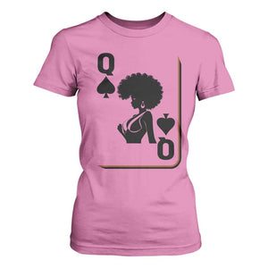 Black Queen T Shirt For Women Black History Month Afro Woman Poker Card Games TS10 Azalea Print Your Wear