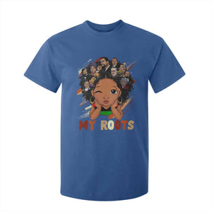 Black African Girl T Shirt For Kid Black History Month Juneteenth Gift Afro Empowerment TS10 Royal Blue Print Your Wear