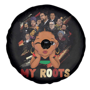 Black African Girl Spare Tire Cover Black History Month Juneteenth Gift Afro Empowerment TS10 Print Your Wear