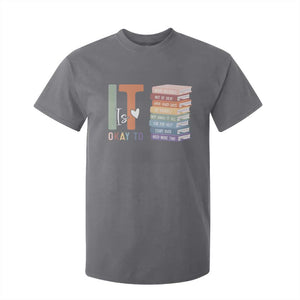 Motivational T Shirt For Kid It's Okay To Make Some Mistakes TS10 Charcoal Print Your Wear