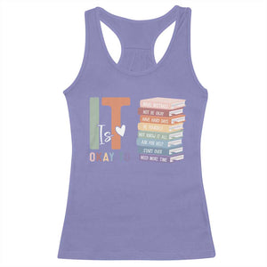 Motivational Racerback Tank Top It's Okay To Make Some Mistakes TS10 Violet Print Your Wear