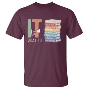 Motivational T Shirt It's Okay To Make Some Mistakes TS10 Maroon Print Your Wear