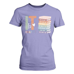 Motivational T Shirt For Women It's Okay To Make Some Mistakes TS10 Violet Print Your Wear