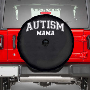 Autism Mama Spare Tire Cover Autistic Mom Blessed TS10 Black Print Your Wear