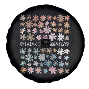 Autism Awareness Spare Tire Cover Think Differently Neurodiversity Sped Teacher TS10 Print Your Wear