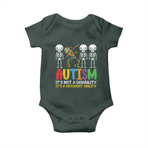 Autism Awareness Baby Onesie Skeleton Dabbing Autistic Kids TS10 Print Your Wear