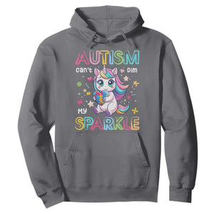Autism Awareness Unicorn Hoodie For Autism Mom Girls TS10 Charcoal Print Your Wear