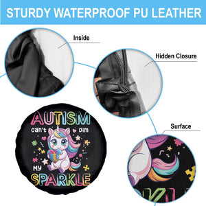 Autism Awareness Unicorn Spare Tire Cover For Autism Mom Girls TS10 Print Your Wear