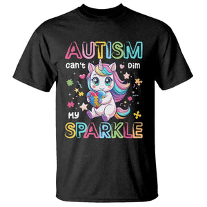Autism Awareness Unicorn T Shirt For Autism Mom Girls TS10 Black Print Your Wear