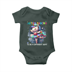 Autism Awareness Unicorn Baby Onesie Ballet Dancing To A Different Beat TS10 Print Your Wear