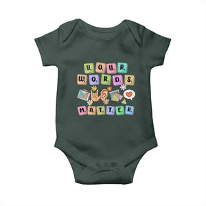 Autism Awareness Your Words Matter Baby Onesie Neurodiversity Special Education Sped Teacher TS10 Print Your Wear