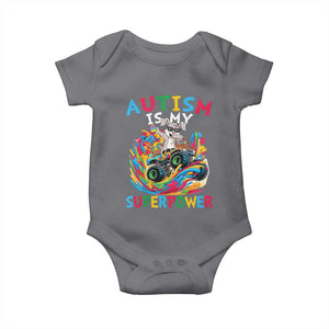 Autism Awareness Easter Baby Onesie Dabbing Bunny Monster Truck Lovers TS10 Charcoal Print Your Wear