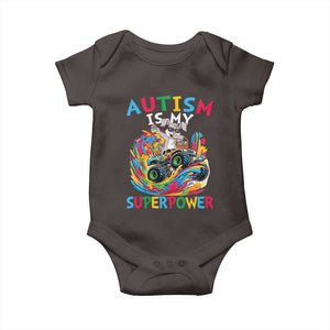 Autism Awareness Easter Baby Onesie Dabbing Bunny Monster Truck Lovers TS10 Dark Chocolate Print Your Wear
