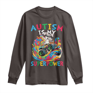 Autism Awareness Easter Long Sleeve Shirt Dabbing Bunny Monster Truck Lovers TS10 Dark Chocolate Print Your Wear