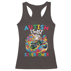 Autism Awareness Easter Racerback Tank Top Dabbing Bunny Monster Truck Lovers TS10 Dark Chocolate Print Your Wear