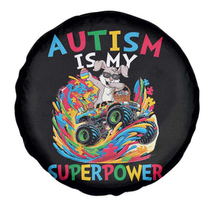 Autism Awareness Easter Spare Tire Cover Dabbing Bunny Monster Truck Lovers TS10 Print Your Wear