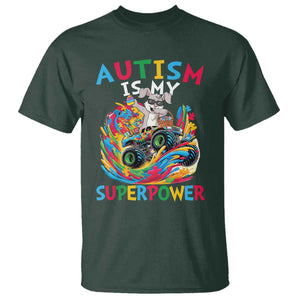 Autism Awareness Easter T Shirt Dabbing Bunny Monster Truck Lovers TS10 Dark Forest Green Print Your Wear