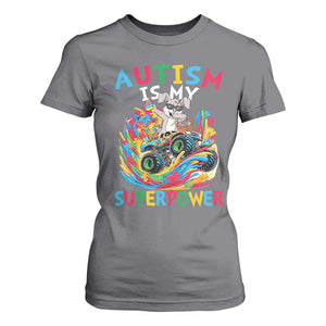 Autism Awareness Easter T Shirt For Women Dabbing Bunny Monster Truck Lovers TS10 Charcoal Print Your Wear
