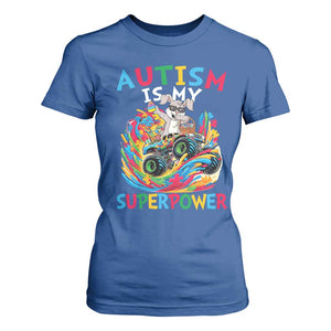 Autism Awareness Easter T Shirt For Women Dabbing Bunny Monster Truck Lovers TS10 Royal Blue Print Your Wear