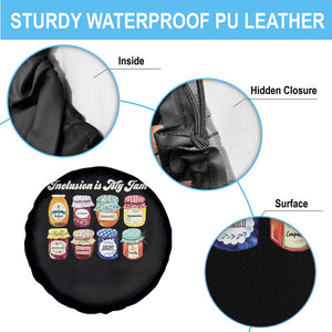 Inclusion Is My Jam Spare Tire Cover Special Education Teacher Autism Awareness TS10 Print Your Wear