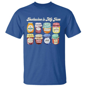 Inclusion Is My Jam T Shirt Special Education Teacher Autism Awareness TS10 Royal Blue Print Your Wear