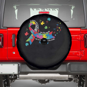 Autism Awareness Coquette Bow Spare Tire Cover Special Education Teacher TS10 Black Print Your Wear